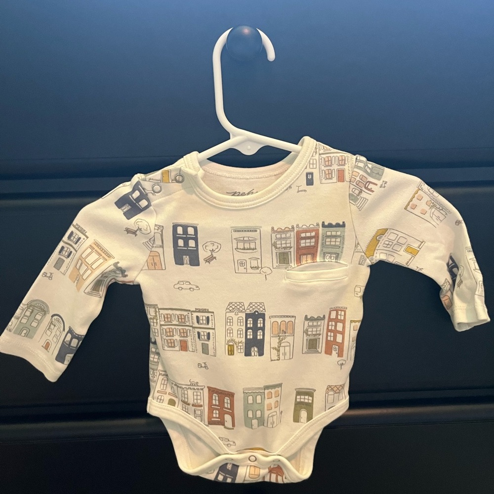 Pehr Long Sleeve Baby Onesie